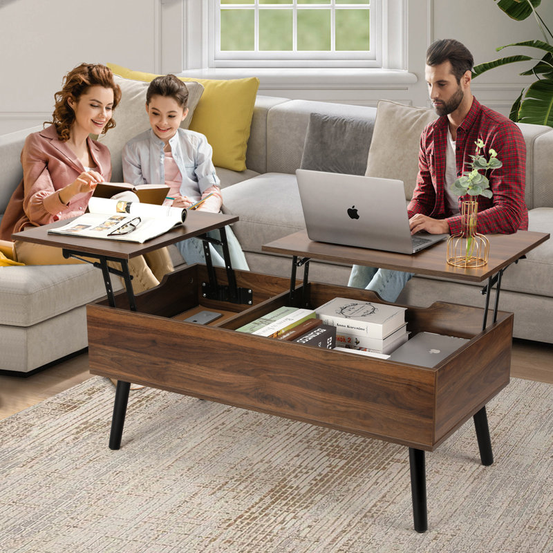George Oliver Desari Lift Top Coffee Table with Storage George Oliver Desari Lift Top Coffee Table with Storage